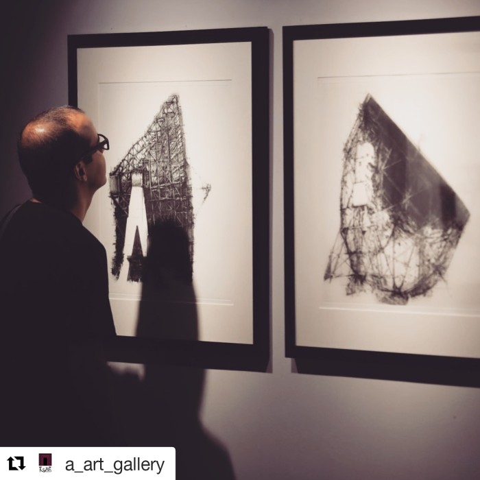Sat.I and Transmission 1 - A Art gallery Tehran exhibition, 2018